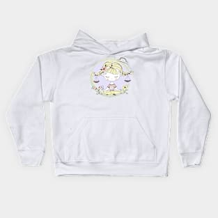 Zodiac Libra Cute Kid Design Horoscope Gift Kids Hoodie